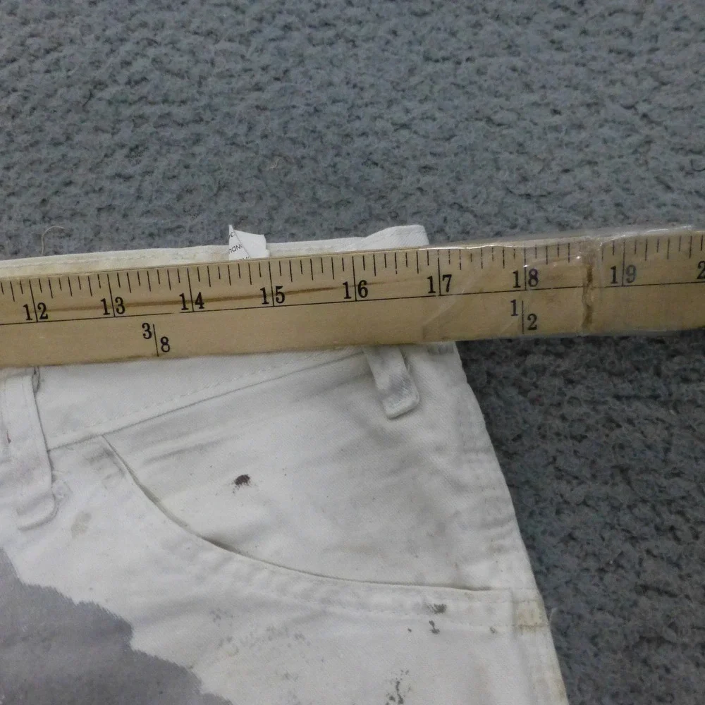 Dickies Painter Pants Mens 34x34 White Distressed Sherwin Williams Splatter
